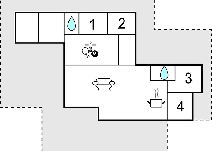 Feriehus 4 Bedroom Pet Friendly In *